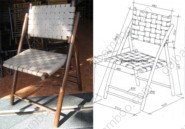 Bamboo chair for furniture